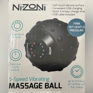Nizoni 5-Speed Vibrating Massage Ball